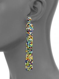 Multicolor Beaded Tassel Earrings at Saks Fifth Avenue